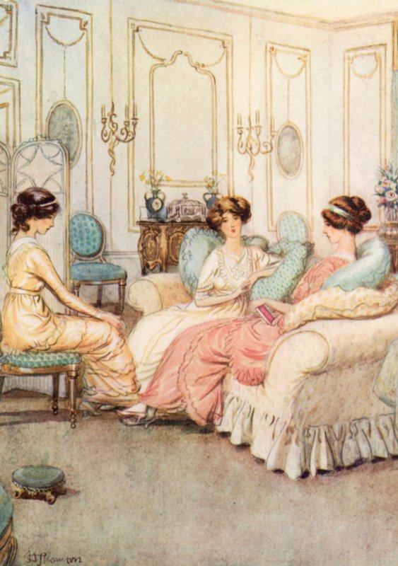 Ilustracja do JM Barrie The Admirable Crichton autorstwa Hugh Thomson