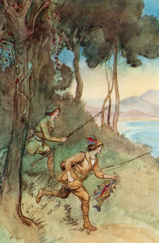 Ilustracja do JM Barrie The Admirable Crichton autorstwa Hugh Thomson