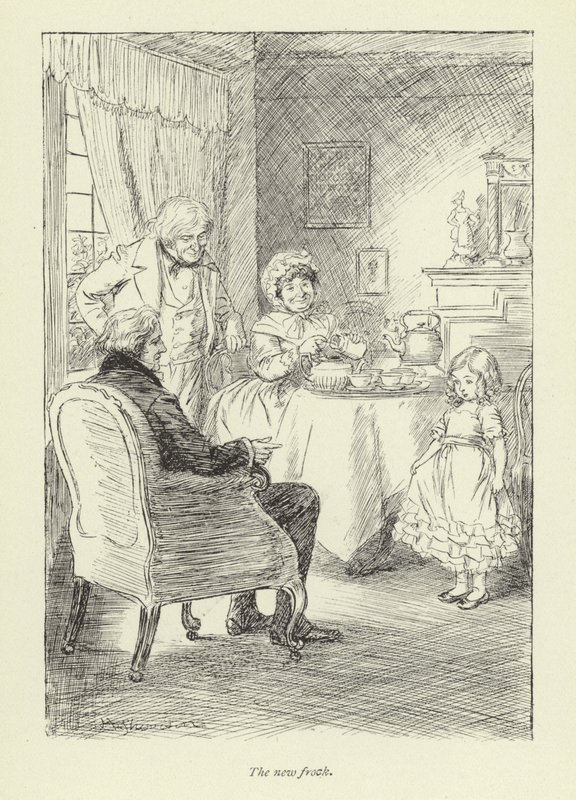 Ilustracja do Janets Repentance autorstwa George Eliot autorstwa Hugh Thomson
