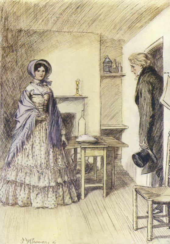 Ilustracja do Janets Repentance autorstwa George Eliot autorstwa Hugh Thomson