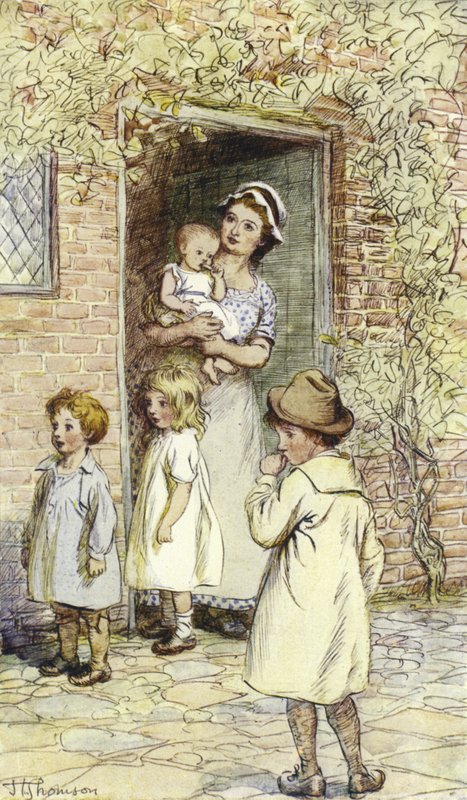 Ilustracja do historii miłosnej pana Gilfilsa autorstwa George