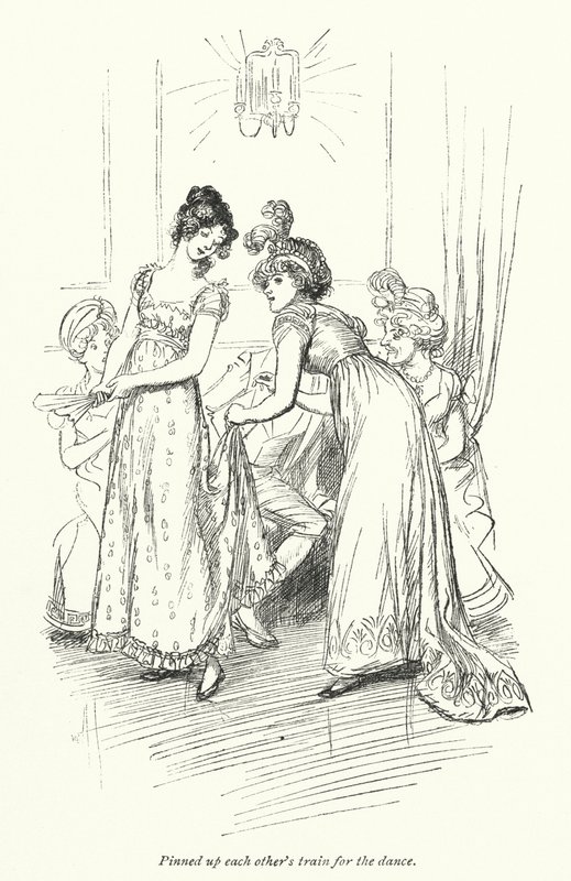 Ilustracja do opactwa Northanger autorstwa Jane Austen (lito) autorstwa Hugh Thomson