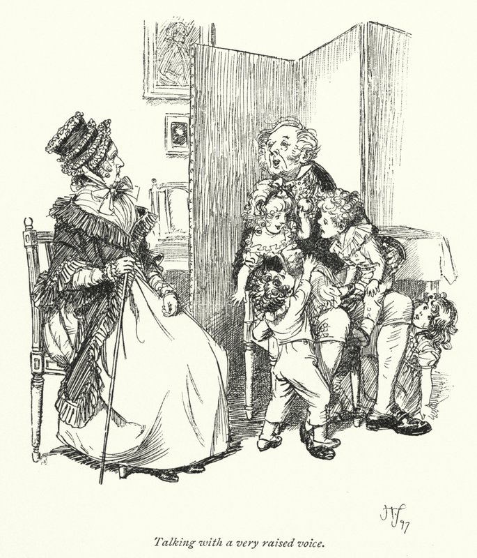 Ilustracja do perswazji autorstwa Jane Austen (lito) autorstwa Hugh Thomson