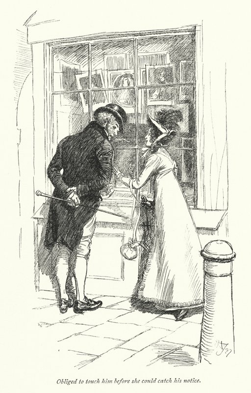 Ilustracja do perswazji autorstwa Jane Austen (lito) autorstwa Hugh Thomson