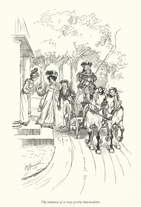 Ilustracja do perswazji autorstwa Jane Austen (lito) autorstwa Hugh Thomson