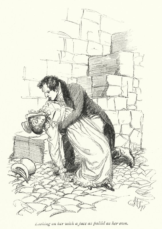 Ilustracja do perswazji autorstwa Jane Austen (lito) autorstwa Hugh Thomson
