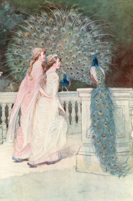 Ilustracja do Szekspira, tak jak lubisz autorstwa Hugh Thomson