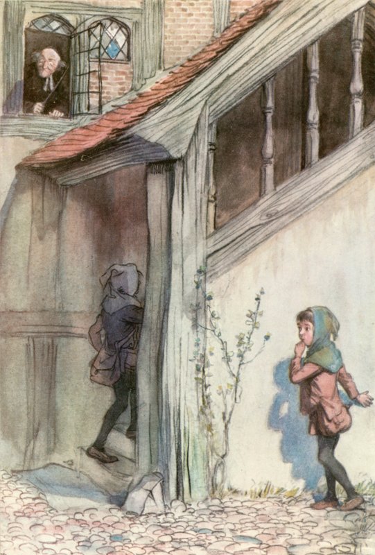 Ilustracja do Szekspira, tak jak lubisz autorstwa Hugh Thomson