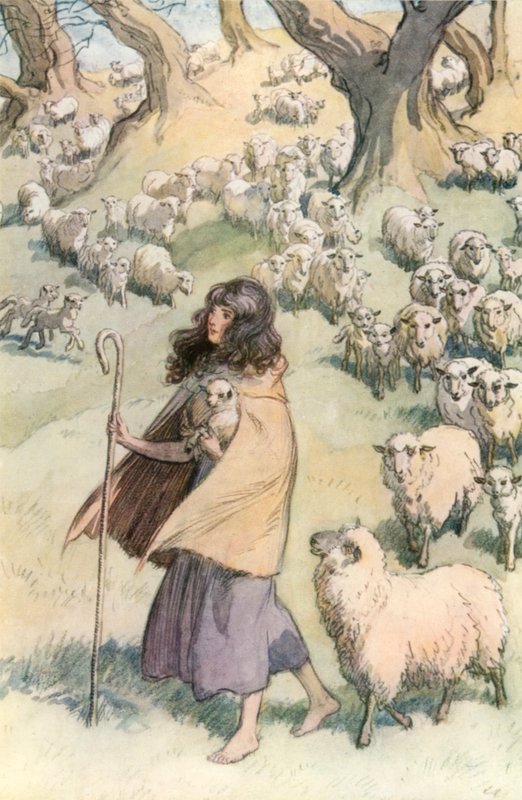 Ilustracja do Szekspira, tak jak lubisz autorstwa Hugh Thomson