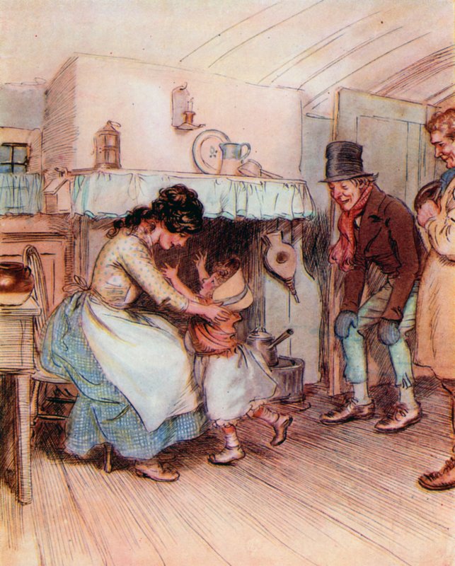 Ilustracja do The Chimes autorstwa Charlesa Dickensa autorstwa Hugh Thomson