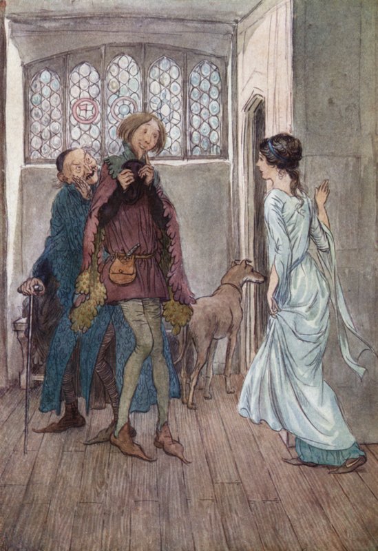 Ilustracja do Wesołych żon z Windsoru autorstwa Hugh Thomson