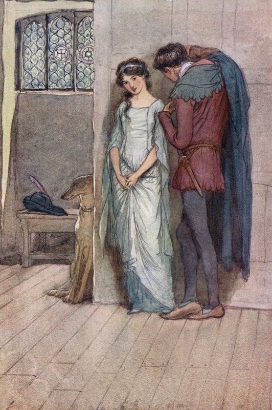 Ilustracja do Wesołych żon z Windsoru autorstwa Hugh Thomson
