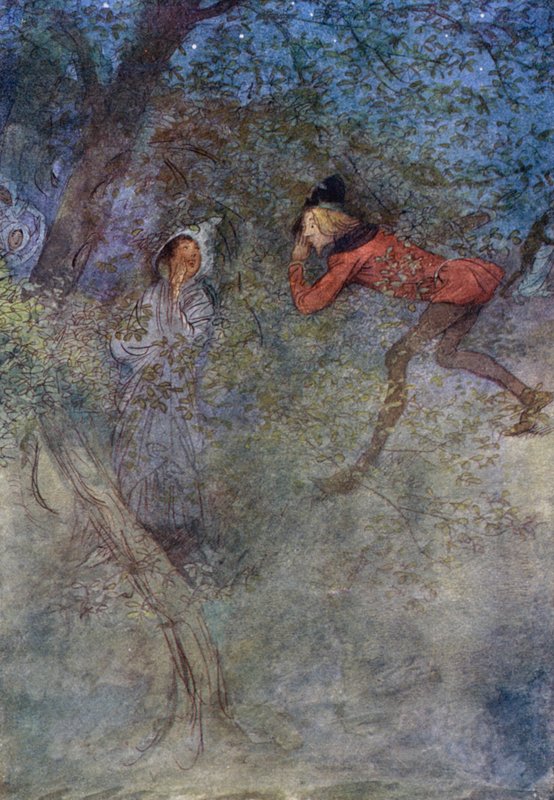 Ilustracja do Wesołych żon z Windsoru autorstwa Hugh Thomson