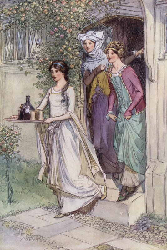 Ilustracja do Wesołych żon z Windsoru autorstwa Hugh Thomson