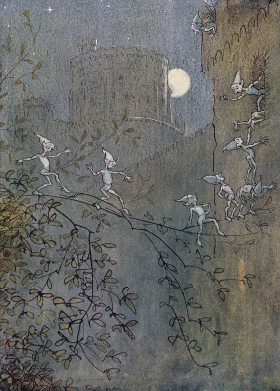 Ilustracja do Wesołych żon z Windsoru autorstwa Hugh Thomson