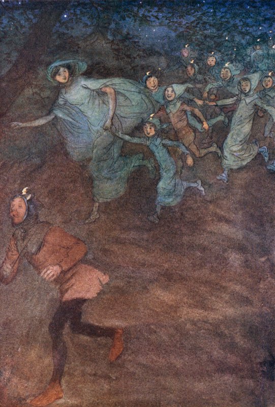 Ilustracja do Wesołych żon z Windsoru autorstwa Hugh Thomson