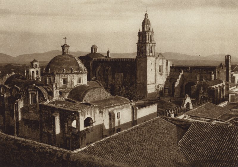 Meksyk: Cuernavaca (zdjęcie czarno-białe) autorstwa Hugo Brehme