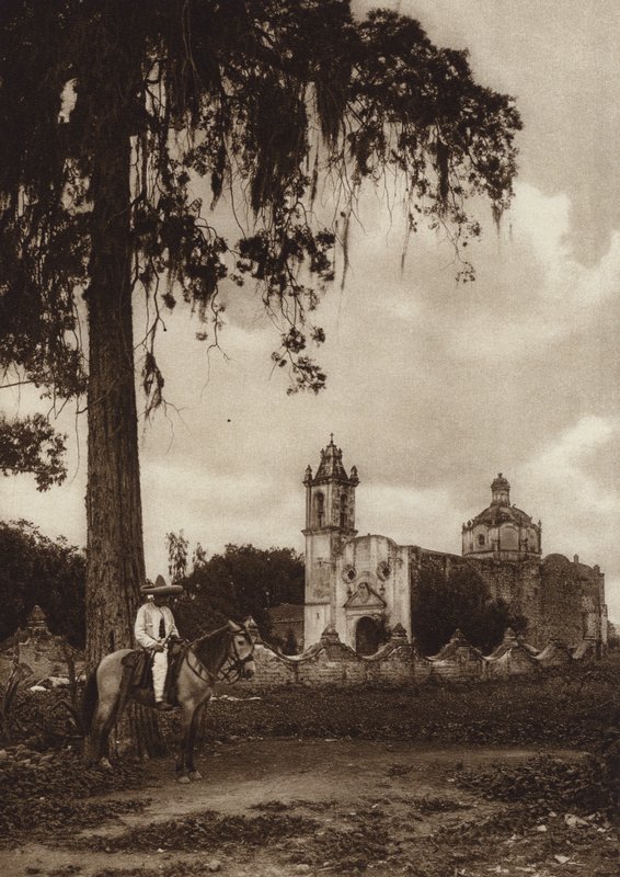 Meksyk: Nonoalco, obrzeża stolicy Mejico (zdjęcie czarno-białe) autorstwa Hugo Brehme