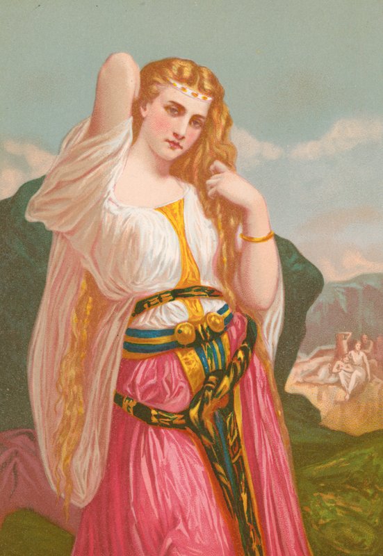Córka Jeftego autorstwa Hugues Merle