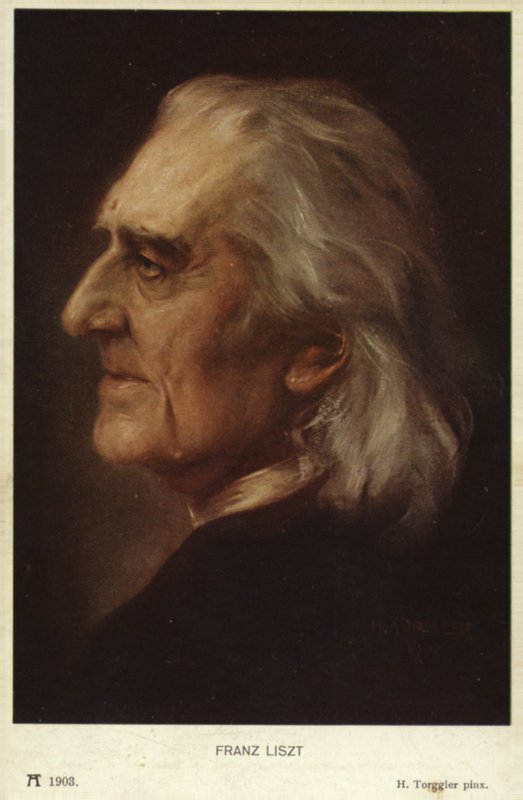 Portret Franciszka Liszta autorstwa Hungarian School