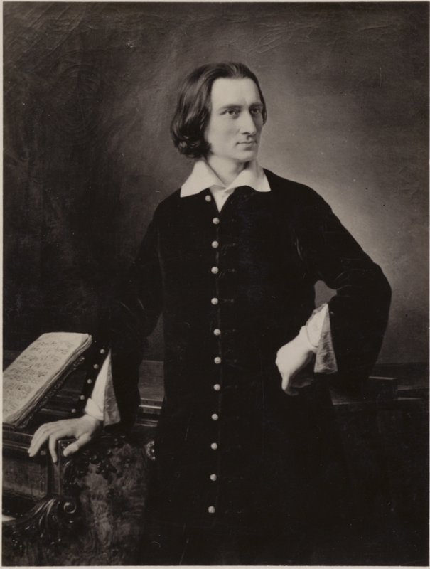 Portret Franciszka Liszta autorstwa Hungarian School
