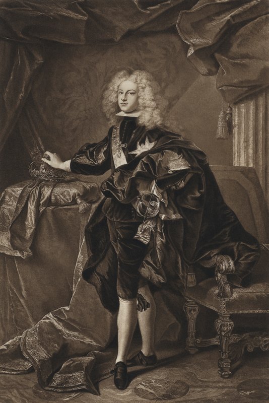 Filip V, król Hiszpanii (lito) autorstwa Hyacinthe (after) Rigaud