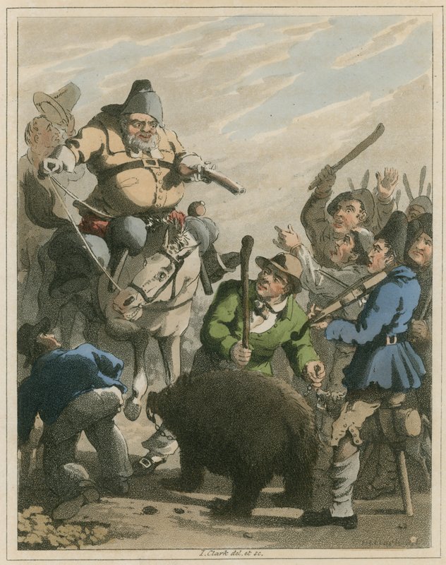 Ilustracja z Hudibras autorstwa Samuela Butler autorstwa I Clark