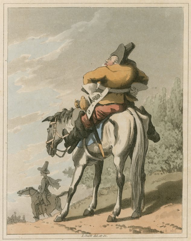 Ilustracja z Hudibras autorstwa Samuela Butler autorstwa I Clark