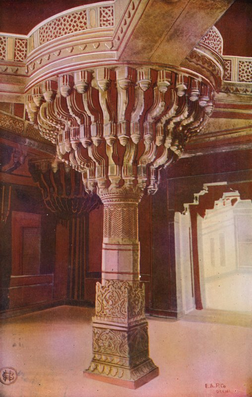 Agra: Chausath Khamba, Fatehpur Sikri, Agra (zdjęcie kolorowe) autorstwa Indian photographer