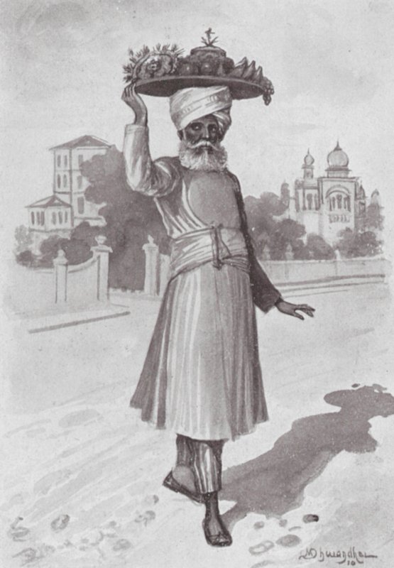 Bombaj: świąteczna radość (zdjęcie czarno-białe) autorstwa Indian photographer