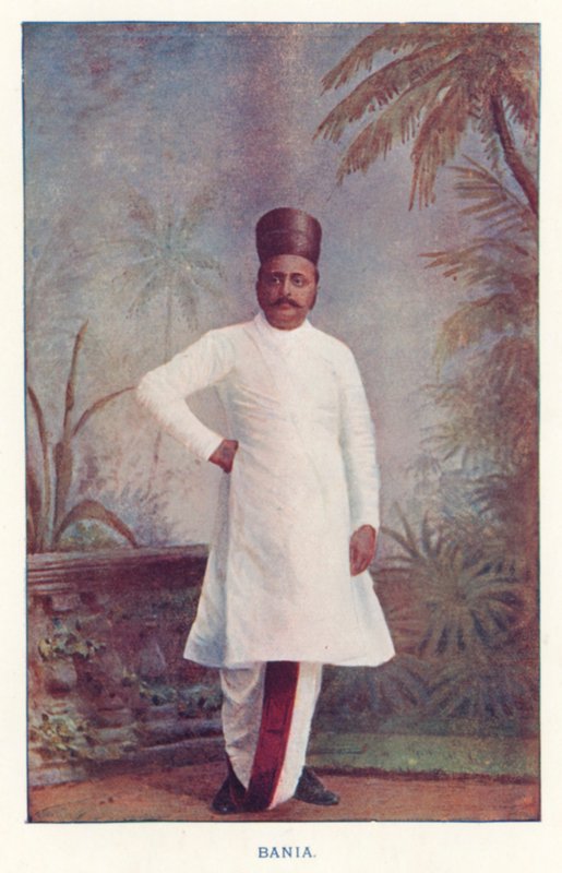 Indianie: Bania (kolorowe zdjęcie) autorstwa Indian photographer