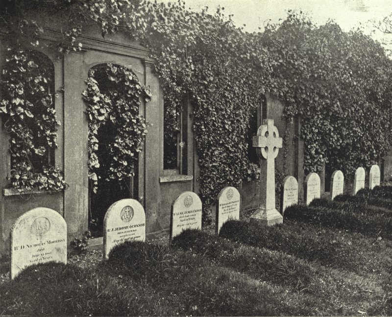 Grób Geralda Griffina, Klasztor Północny, Cork (zdjęcie czarno-białe) autorstwa Irish Photographer
