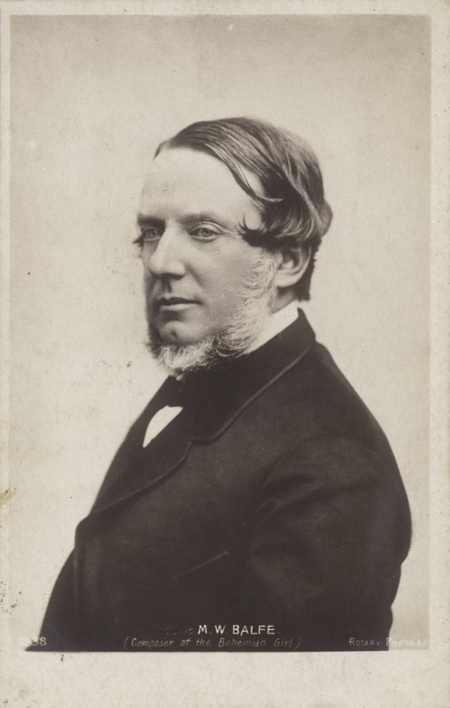 Michael William Balfe, kompozytor irlandzki (1808-1870) autorstwa Irish Photographer