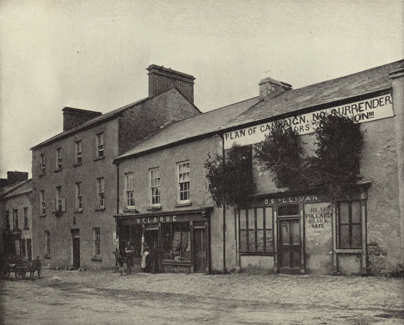 Widok w Mitchelstown, hrabstwo Cork (zdjęcie czarno-białe) autorstwa Irish Photographer