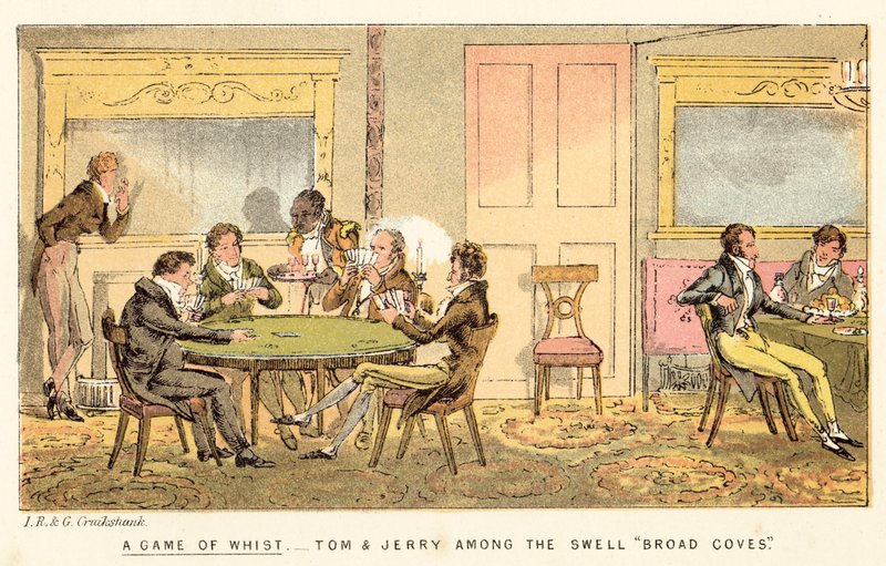 Gra w wista autorstwa Isaac, Robert and George Cruikshank