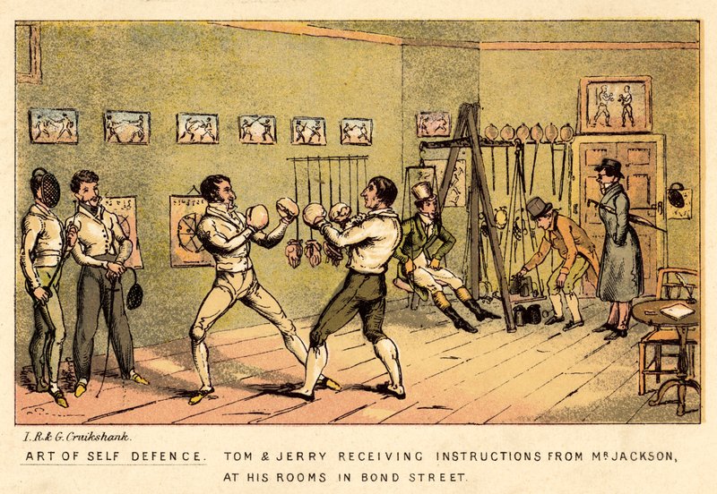 Sztuka Samoobrony autorstwa Isaac, Robert and George Cruikshank