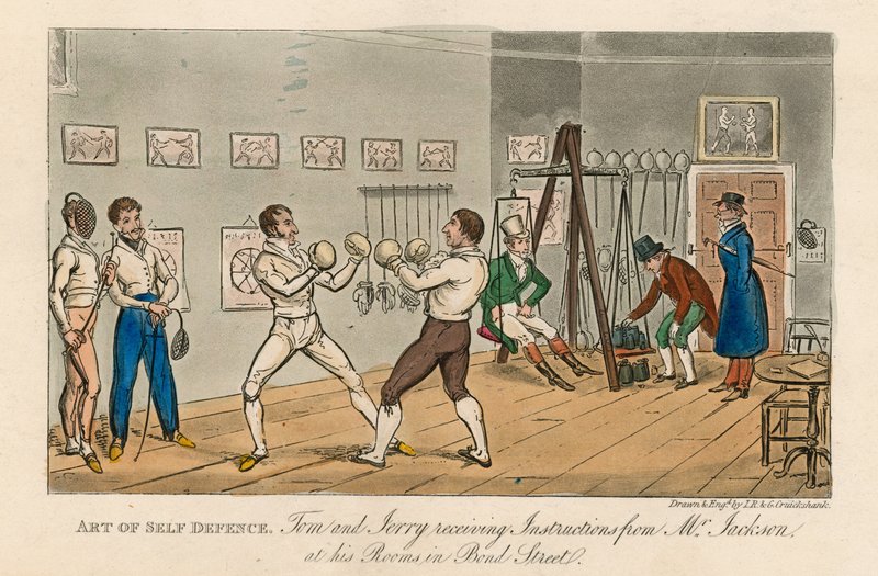 Sztuka samoobrony autorstwa Isaac, Robert and George Cruikshank