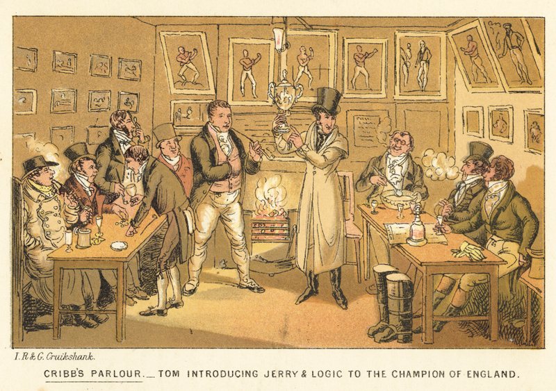 Łóżeczko dziecięce autorstwa Isaac, Robert and George Cruikshank