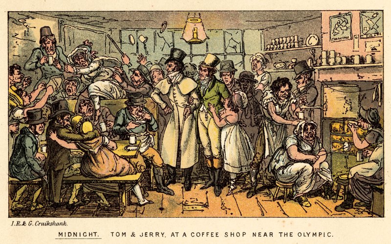 Środek nocy autorstwa Isaac, Robert and George Cruikshank
