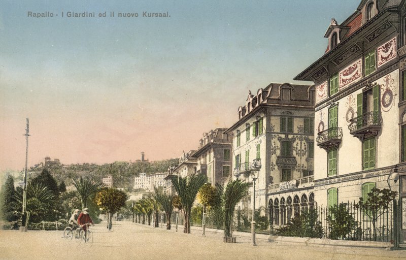 Rapallo, ogrody i nowy Kursaal autorstwa Italian Photographer
