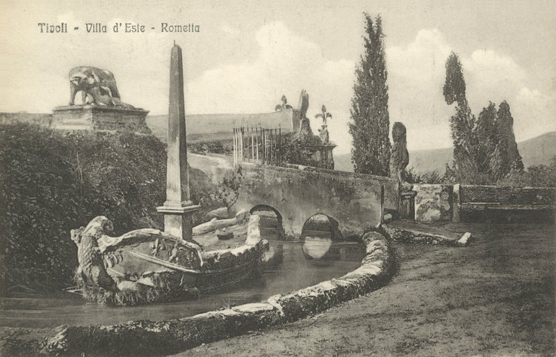 Tivoli, Villa DEste, Rometta autorstwa Italian Photographer