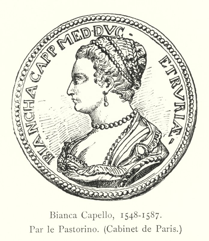 Bianca Capello, 1548-1587, Przy Pastorino, Gabinet Paryża autorstwa Italian School