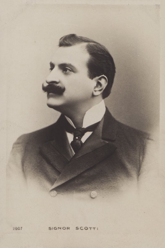 Antonio Scotti, włoski baryton operowy autorstwa Italian Photographer