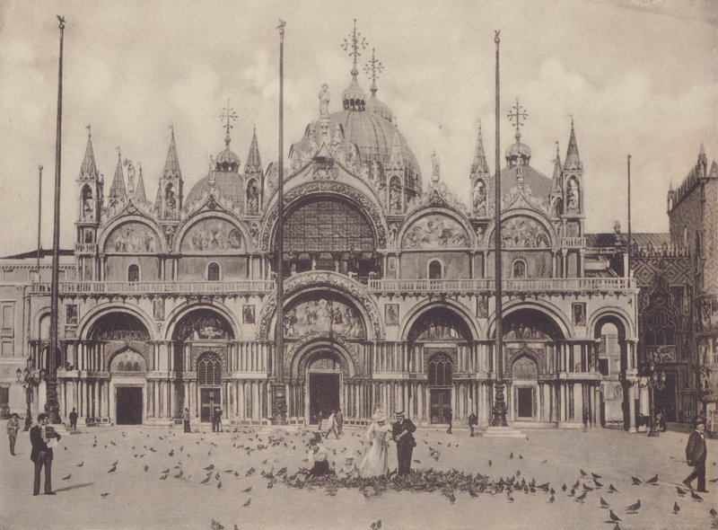 Chiesa S Marco (zdjęcie czarno-białe) autorstwa Italian Photographer