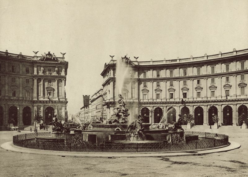 Exedra lub Plac Termini autorstwa Italian Photographer