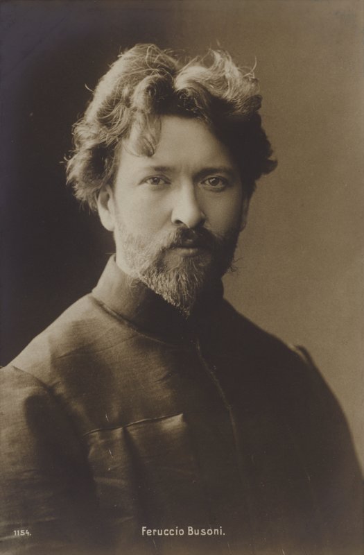 Feruccio Busoni, włoski kompozytor i pianista autorstwa Italian Photographer