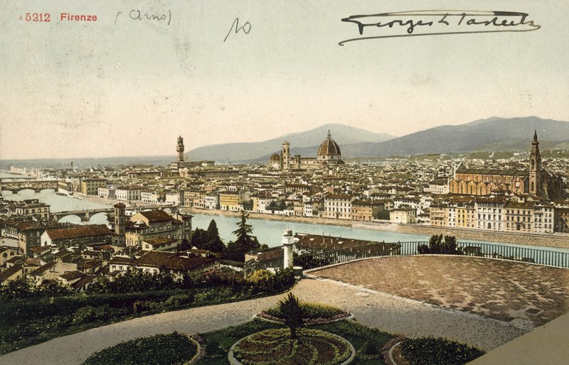 Florencja, Włochy (kolorowe zdjęcie) autorstwa Italian Photographer