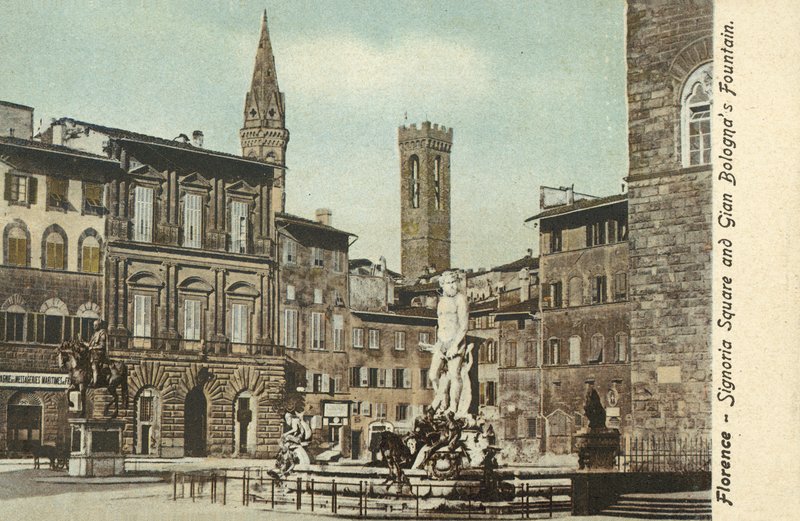 Florencja, Włochy, Piazza Signoria autorstwa Italian Photographer