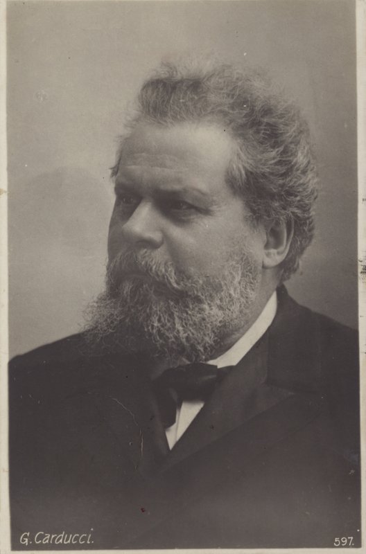 Giosue Carducci (1835-1907), włoski poeta, laureat Nagrody Nobla autorstwa Italian Photographer