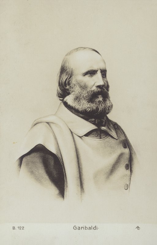 Giuseppe Garibaldi autorstwa Italian Photographer